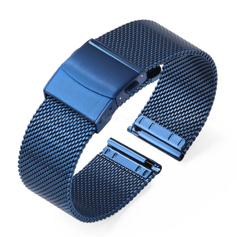Garmin Thin Milanese Mesh Band in Blue