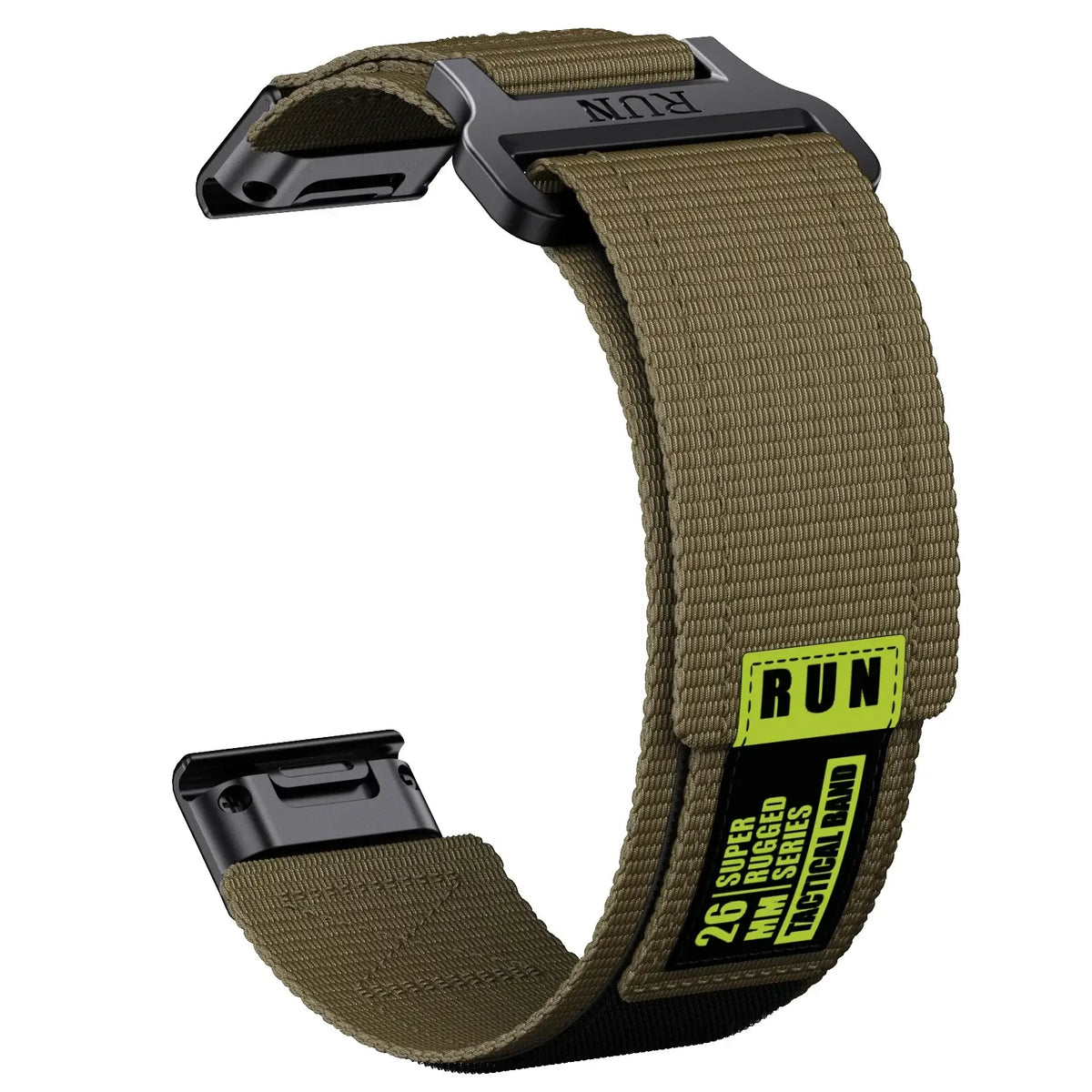 Garmin QuickFit Nylon Sports Loop Band in Army Green