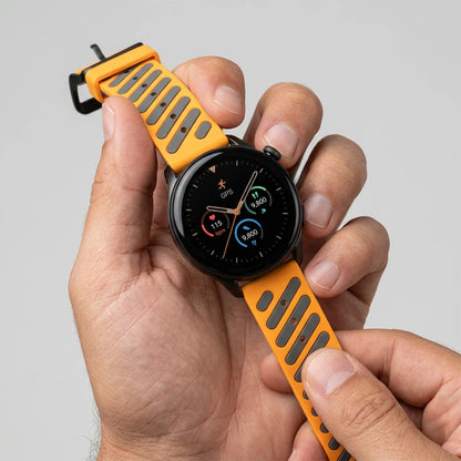 Garmin 22mm Quick Release Two-Tone Silicone Band — product detail