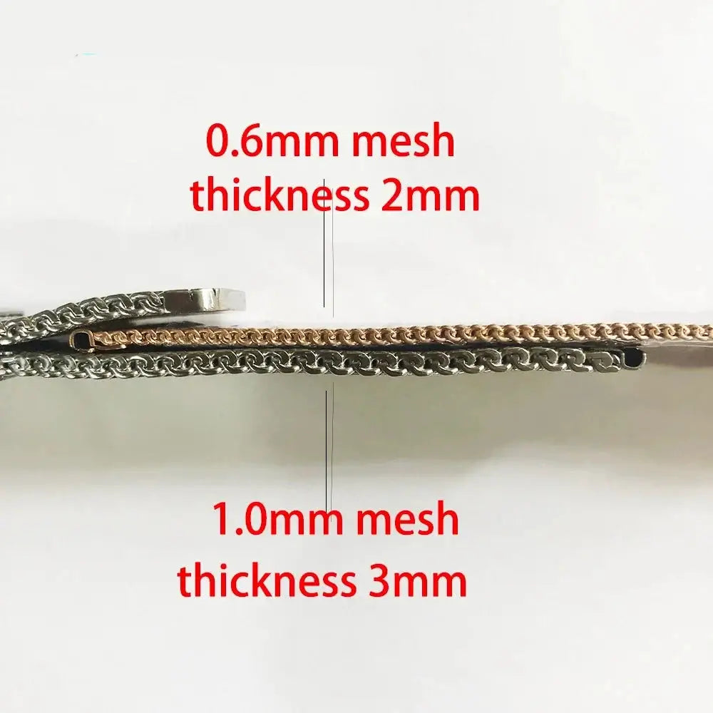 Fine and coarse mesh styles shown side by side