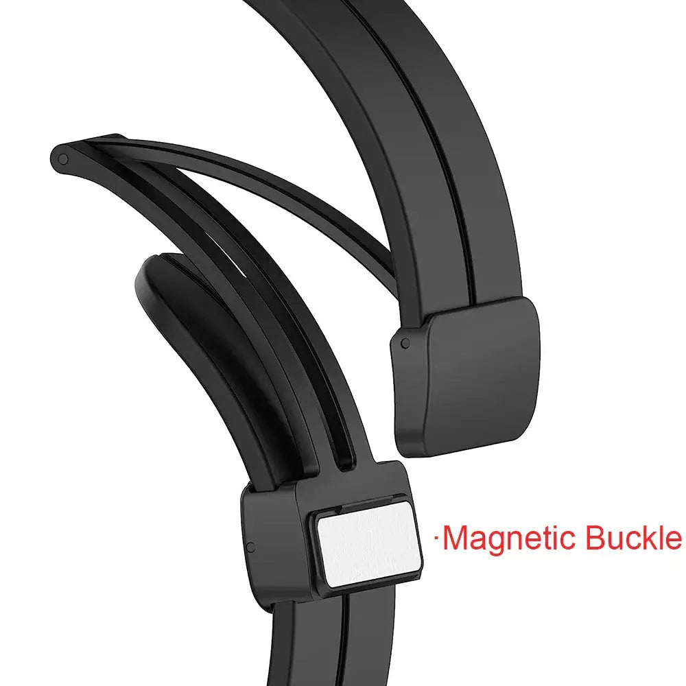 Fitbit Versa 3/4 & Sense 1/2 Magnetic Silicone Band - Magnetic clasp detail