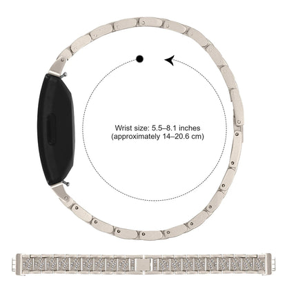 Fitbit Inspire 2, Inspire HR and Ace 3 Sparkling Panel Link Band — design detail