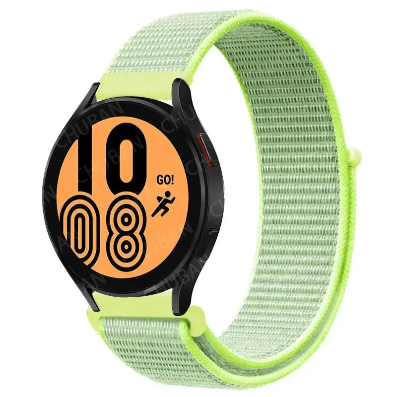 COROS Nylon Sport Loop Watch Band in Solid & Mixed Colors - Lime Green
