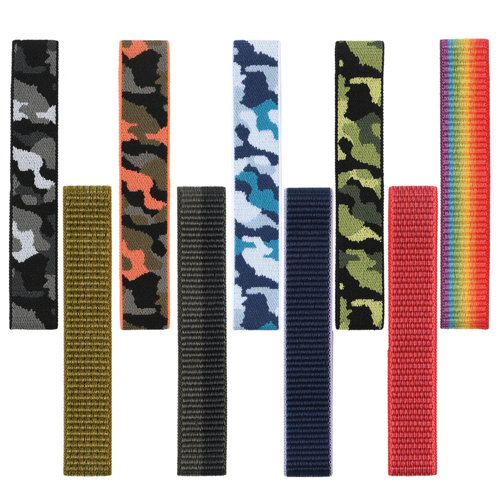 Garmin QuickFit 22/26mm Soft Nylon Hook-and-Loop Sport Band — product detail