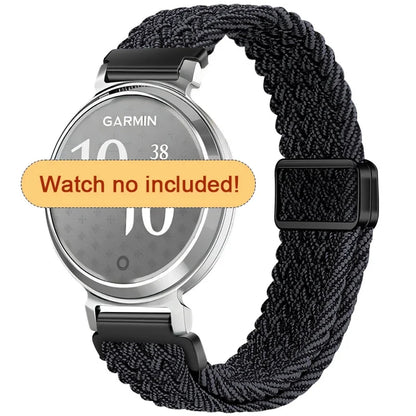 Garmin Lily 2 Braided Nylon Magnetic Band in Graphite