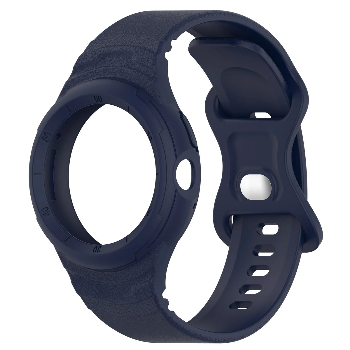 Midnight Blue Google Pixel Watch 3, 2 and 1 41mm Silicone Band with Built-In Case