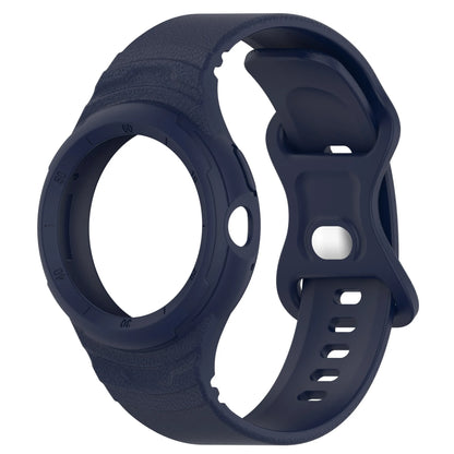 Midnight Blue Google Pixel Watch 3, 2 and 1 41mm Silicone Band with Built-In Case