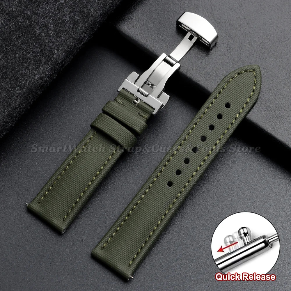 Garmin Sailcloth Band in Green