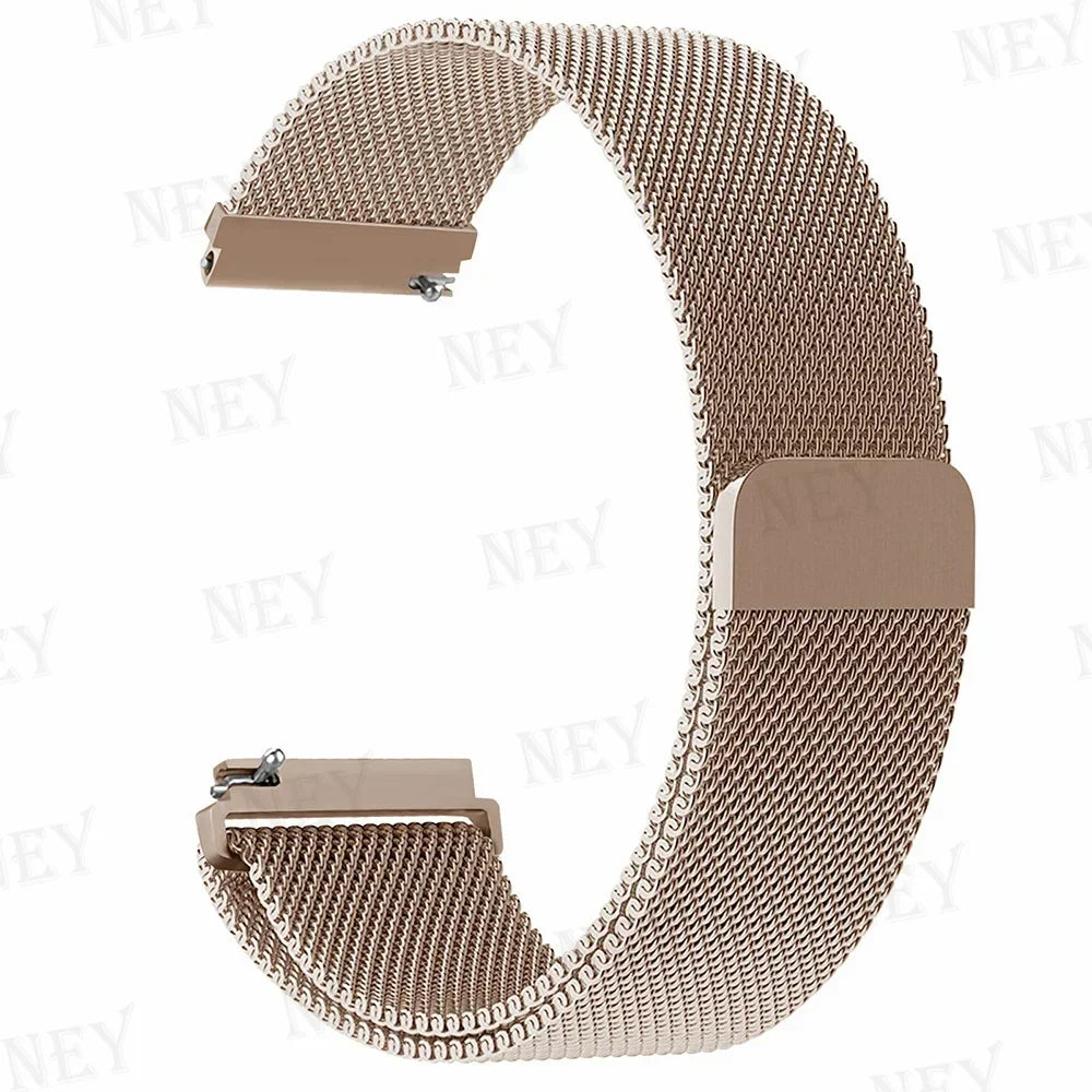 Polar Stainless Steel Milanese Mesh Band – Rose Gold