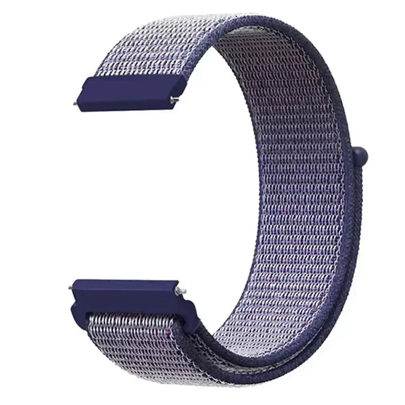 Motorola Moto Woven Nylon Hook-and-Loop Band — Muted Indigo