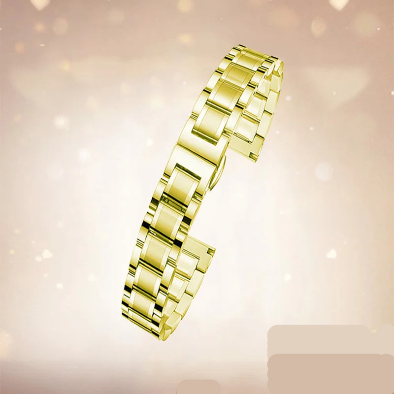 Garmin Lily 2 Women's Stainless Steel Bracelet in Gold, classic link style