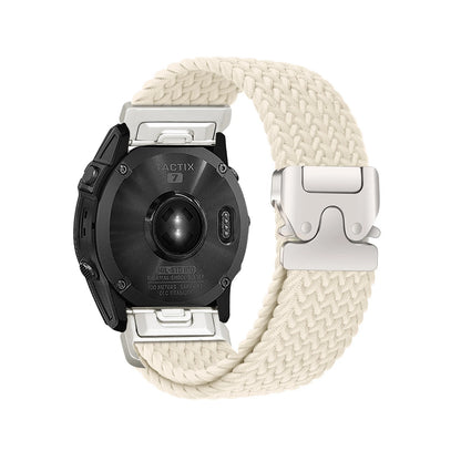 Starlight Garmin QuickFit 20/22/26mm Braided Stretch Nylon Band