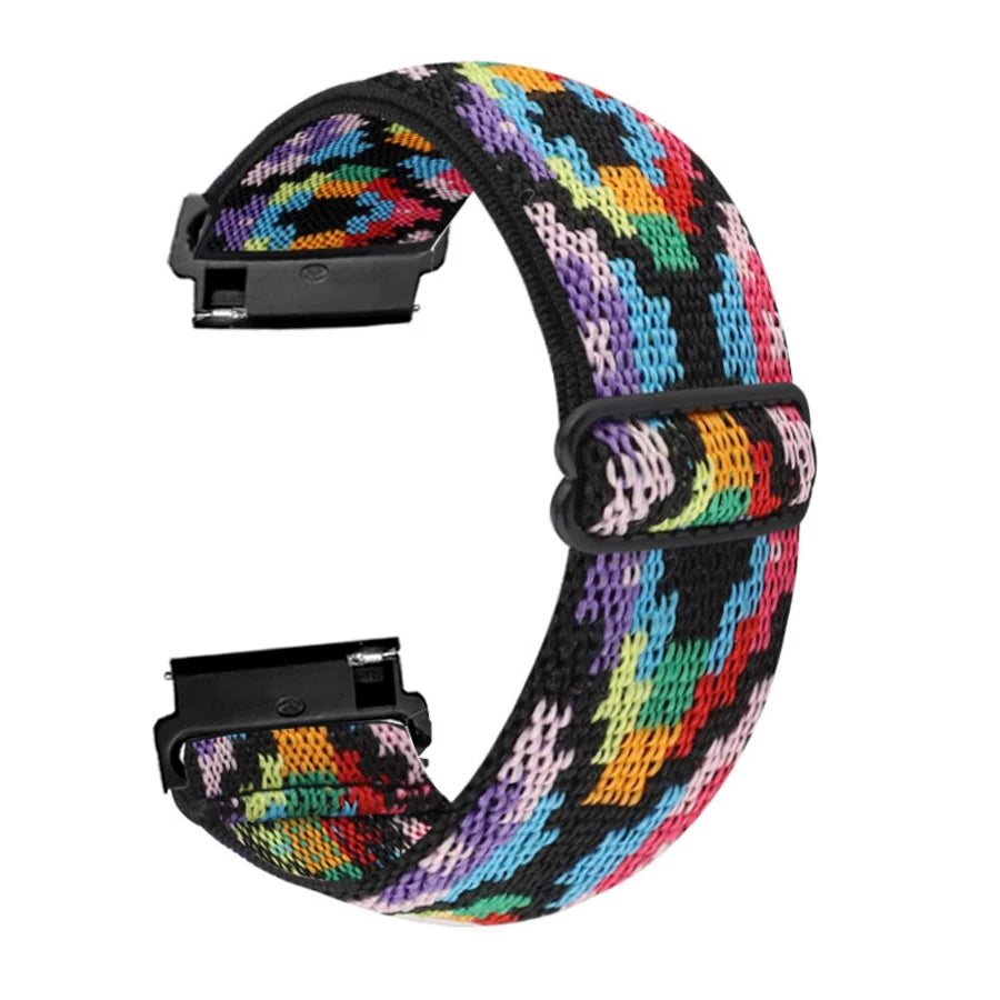 Garmin 18/20/22mm Quick Release Elastic Nylon Band — design detail