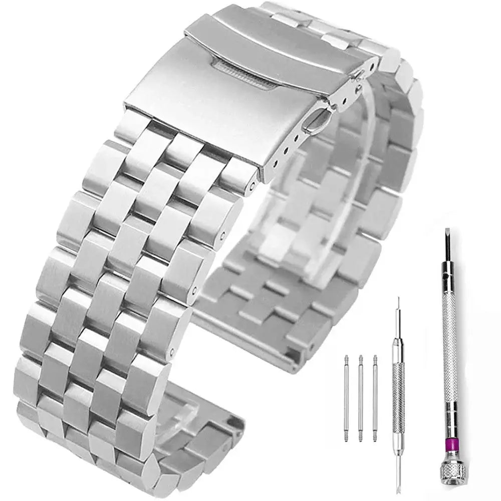 Suunto Five-Row Stainless Steel Band - Silver
