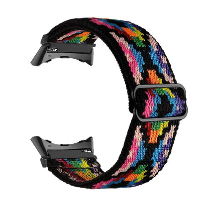 Bohemian Multicolor Google Pixel Watch 5, 4 and 3 41mm Elastic Nylon Band, 31 Patterns