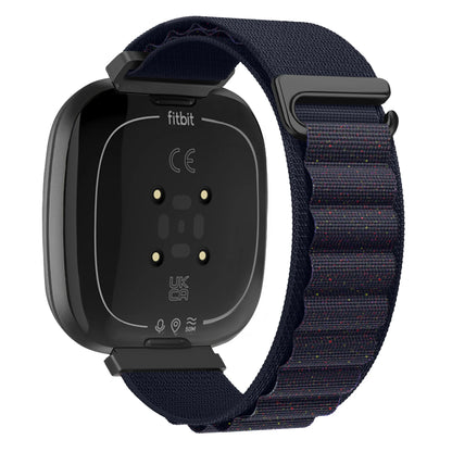 Navy Speckled Fitbit Versa 4, Versa 3, Sense 2 and Sense Alpine Loop Nylon Band
