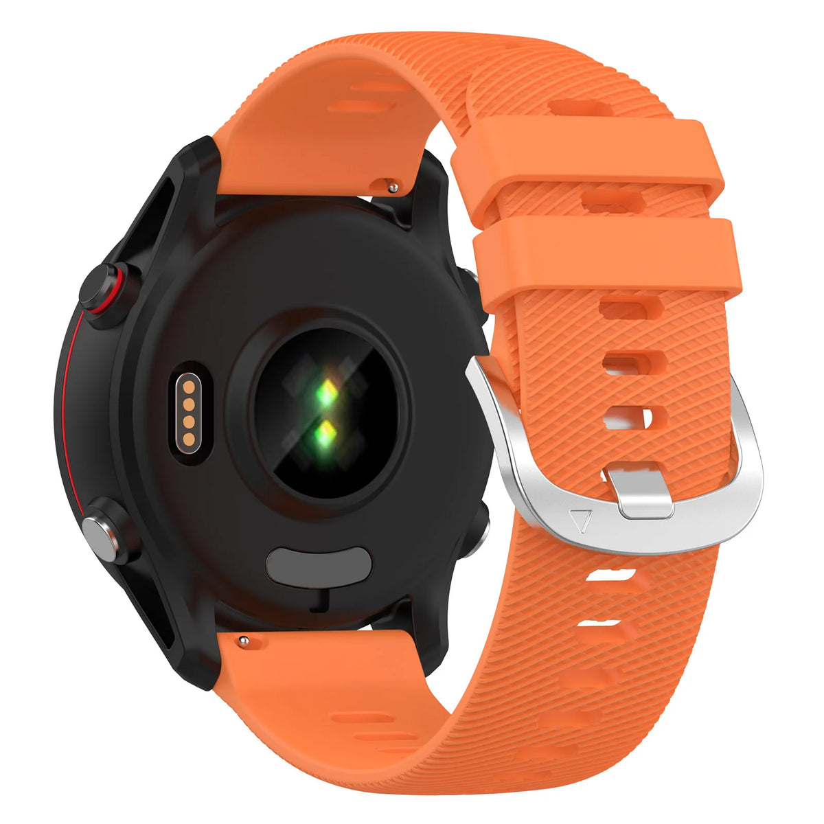 Motorola Moto Textured Silicone Buckle Band — Orange