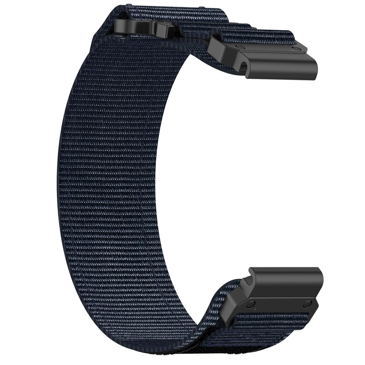 Midnight Blue Garmin QuickFit 20/22/26mm Braided Nylon Hook-and-Loop Band