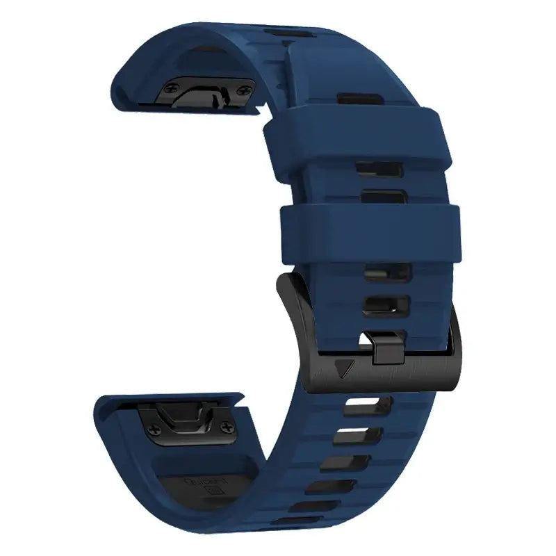 Garmin QuickFit Two-Tone Silicone Sport Band in Navy / Black