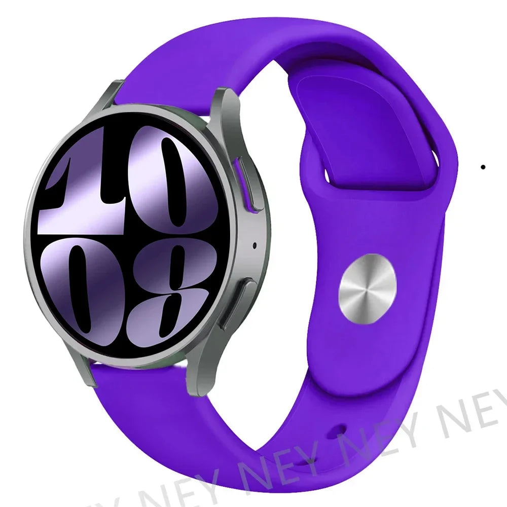 Polar Smooth Silicone Pin-and-Tuck Band — Violet