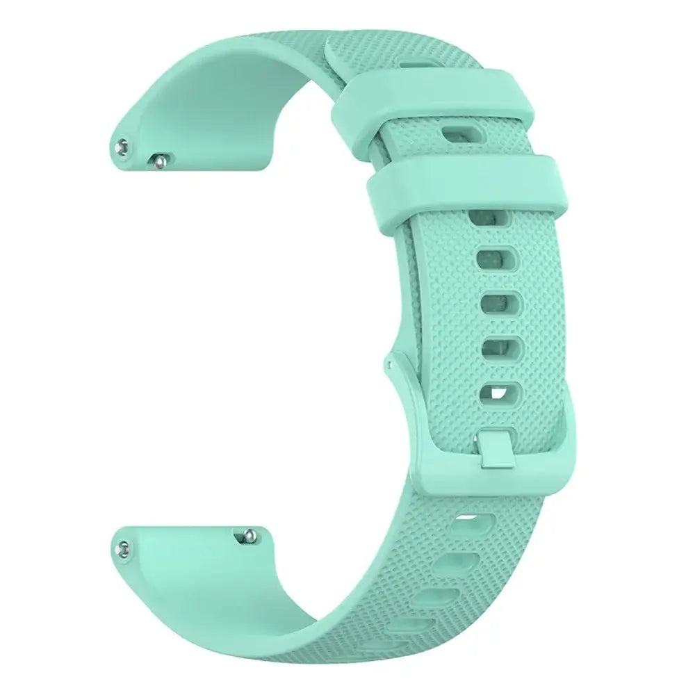 Amazfit Textured Silicone Band with Color and Buckle Options — Mint Green / Matching Buckle