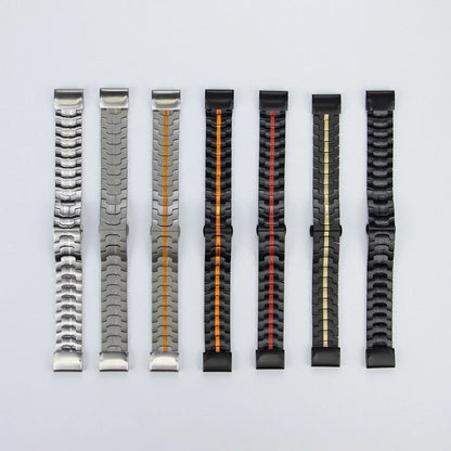 Garmin QuickFit 22/26mm Stainless Steel Bracelet with Color Stripe — product detail