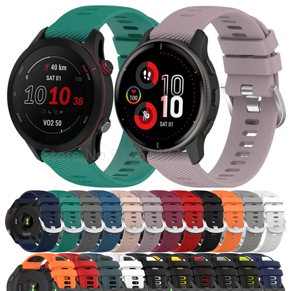 OnePlus Smartwatch Silicone Watch Band - Flexible & Durable Strap in various colors, showcasing compatibility with multiple OnePlus watches.