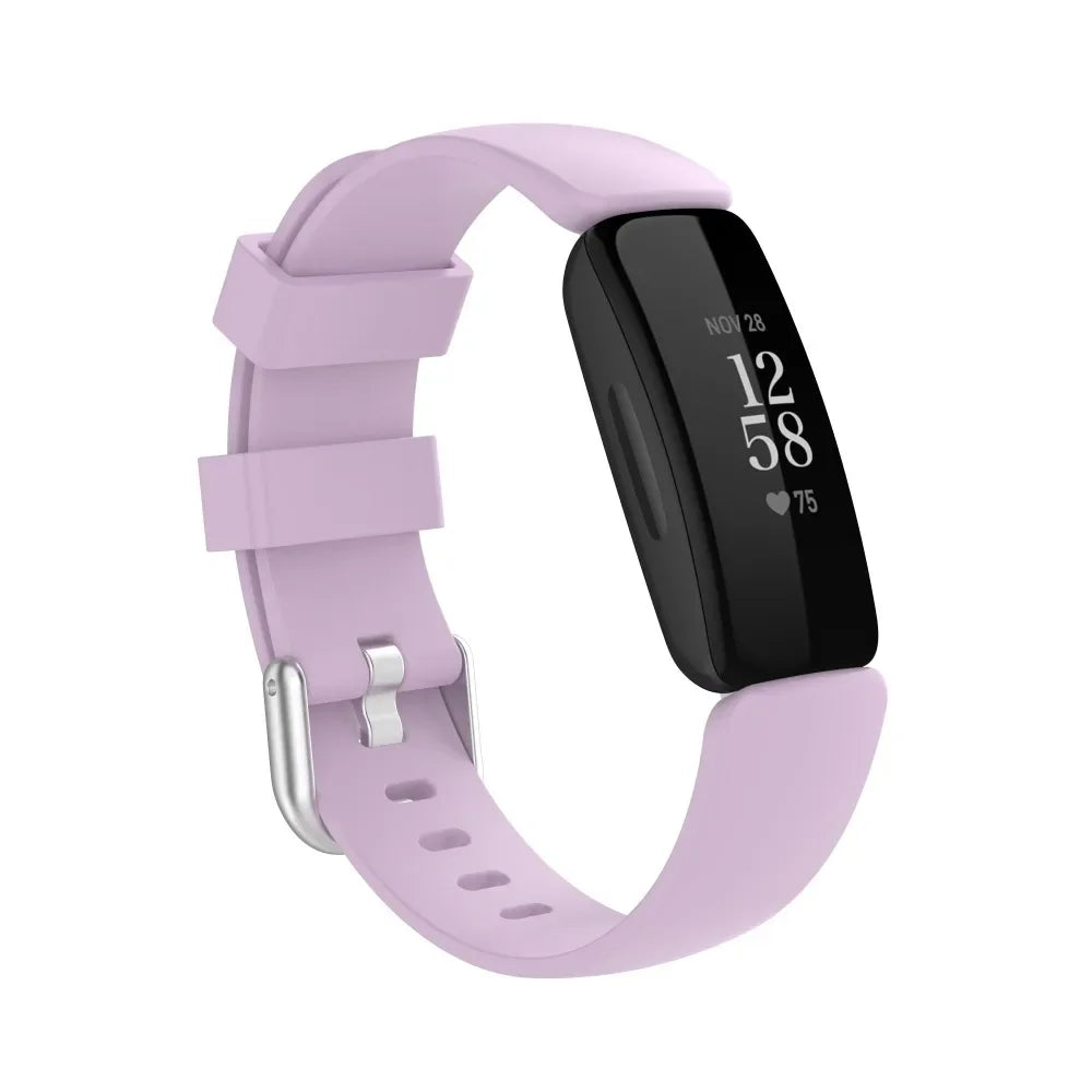Fitbit Inspire 1/2/HR Classic Silicone Buckle Band - Lilac band