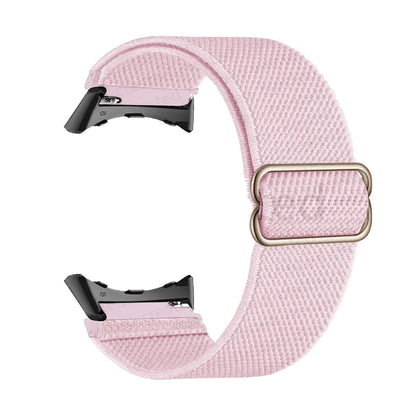 Light Pink Google Pixel Watch 5, 4 and 3 41mm Elastic Nylon Band, 31 Patterns