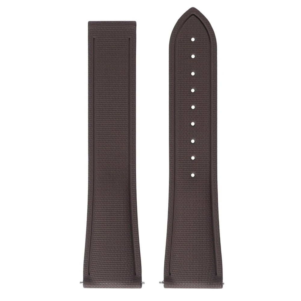 Garmin Sailcloth-Texture FKM Rubber Band in Coffee, strap only