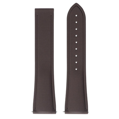Garmin Sailcloth-Texture FKM Rubber Band in Coffee, strap only