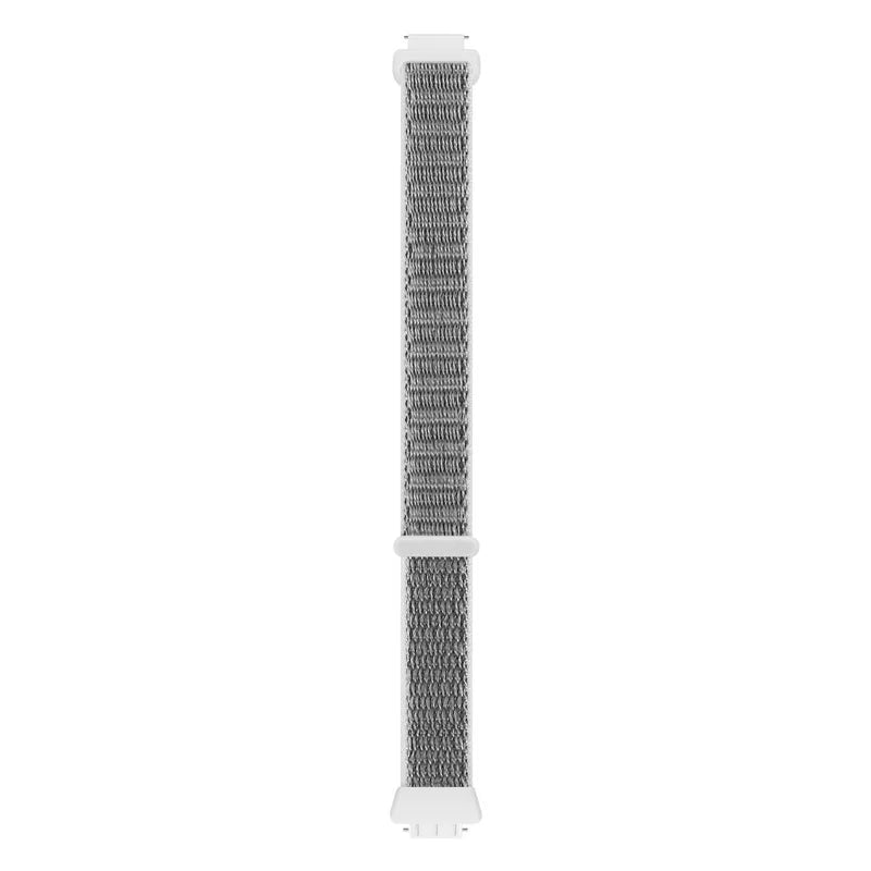 Light Gray / White Fitbit Inspire 3, Inspire 2 and Ace 3 Nylon Sport Loop Band