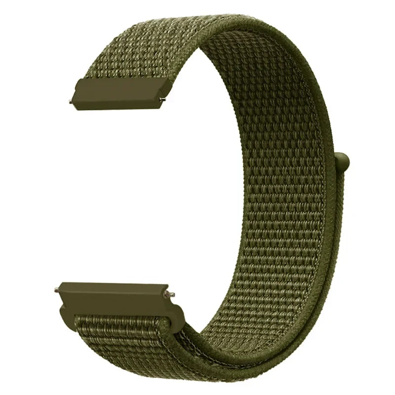 Polar Adjustable Nylon Sport Loop Band – Olive Green