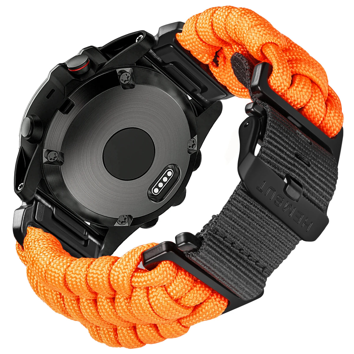 Garmin QuickFit Braided Paracord Band in Orange