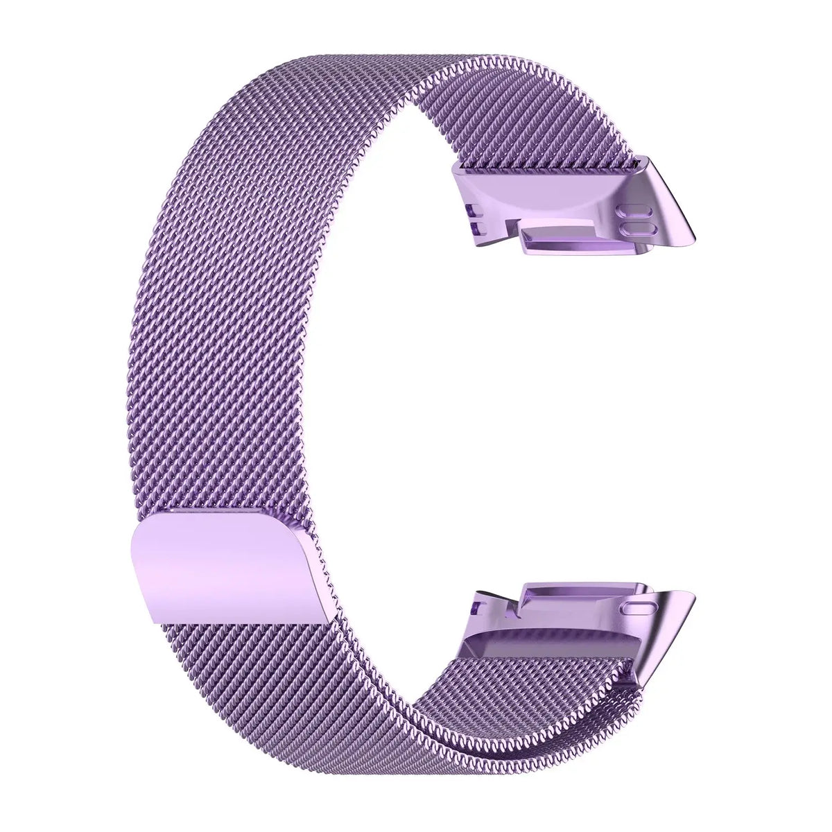 Fitbit Charge 5 & 6 Magnetic Milanese Mesh Band in Purple
