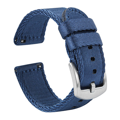 Garmin Seatbelt Nylon Band in Blue with Silver Buckle