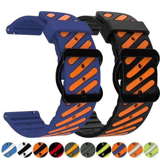 Garmin 22mm Quick Release Two-Tone Silicone Band