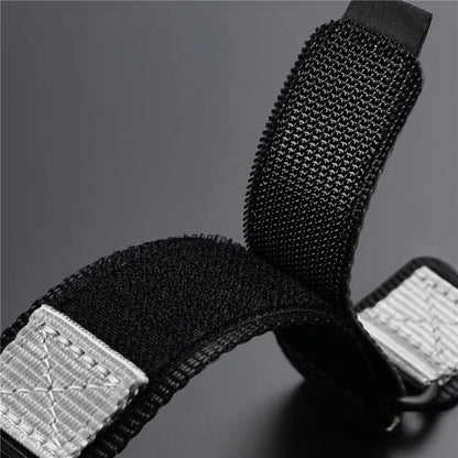 Garmin Hook-and-Loop Nylon Sport Band — hook-and-loop close-up