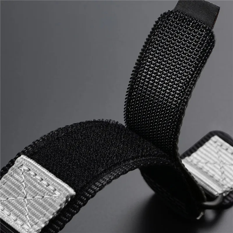 Garmin Hook-and-Loop Nylon Sport Band — hook-and-loop close-up