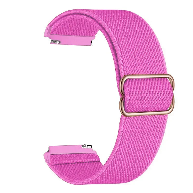 Polar Nylon Loop Band with Adjustable Slider — Hot Pink