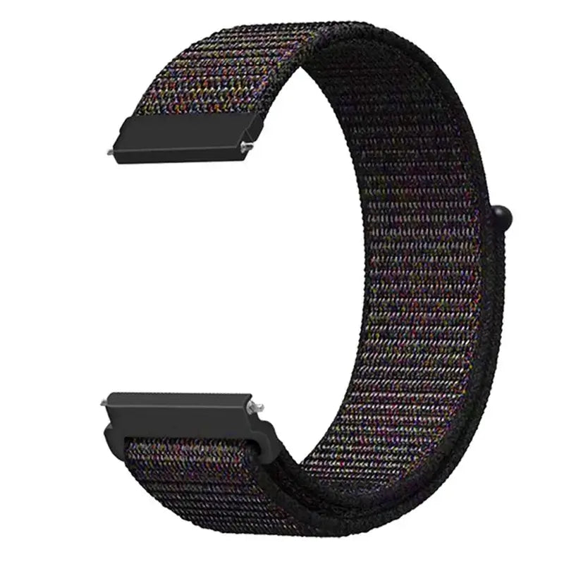 Amazfit Adjustable Nylon Sport Loop Band — Dark Multicolor Mix