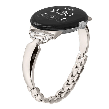Starlight Google Pixel Watch 5, 4 and 3 41mm Slim Bling Chain Bracelet Band