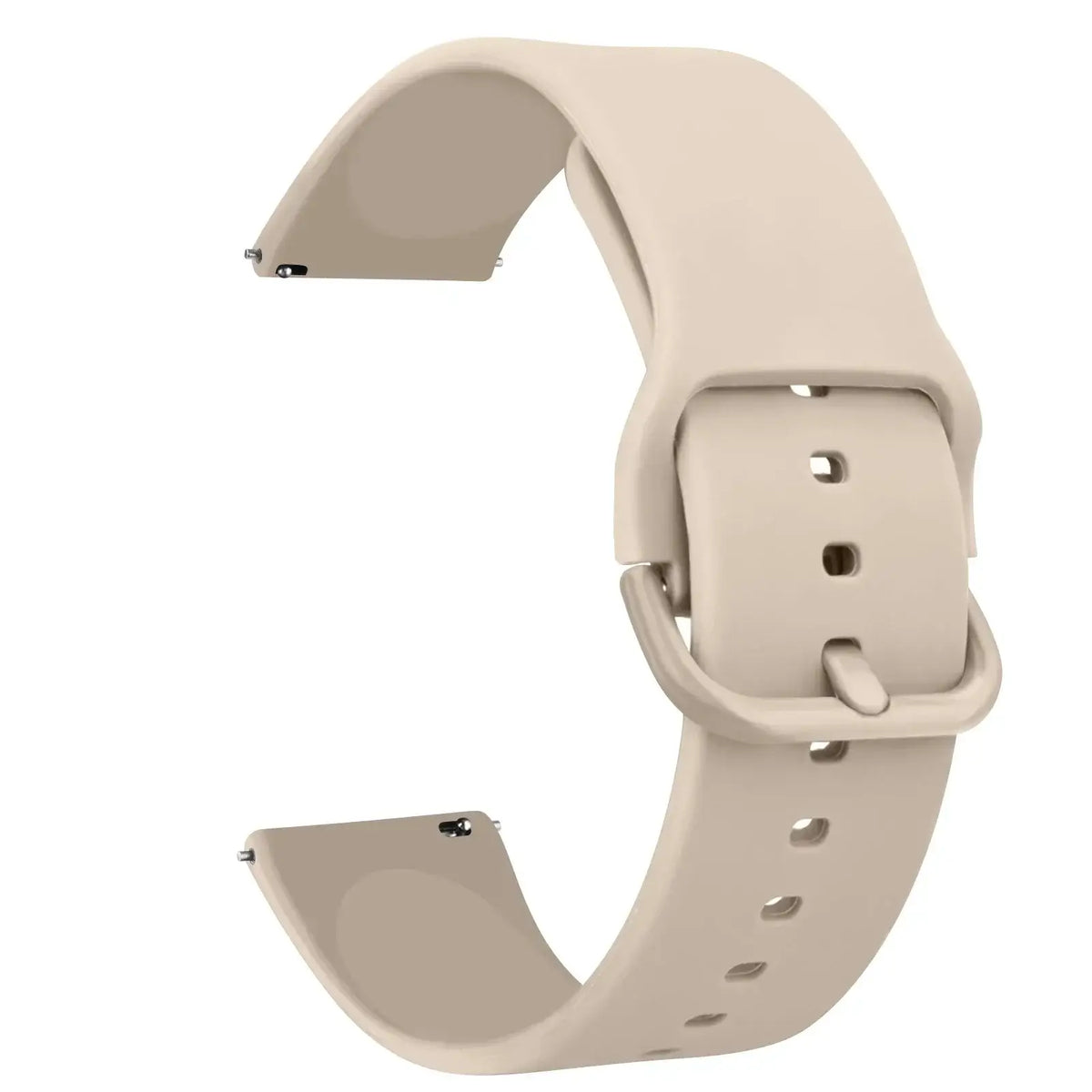 Amazfit Silicone Watch Band with Matching Buckle - Milk Tea
