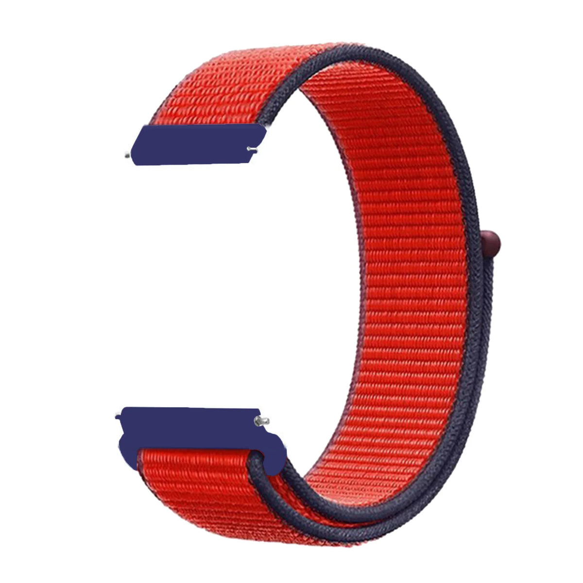 Polar Adjustable Nylon Sport Loop Band – Red / Navy Edge