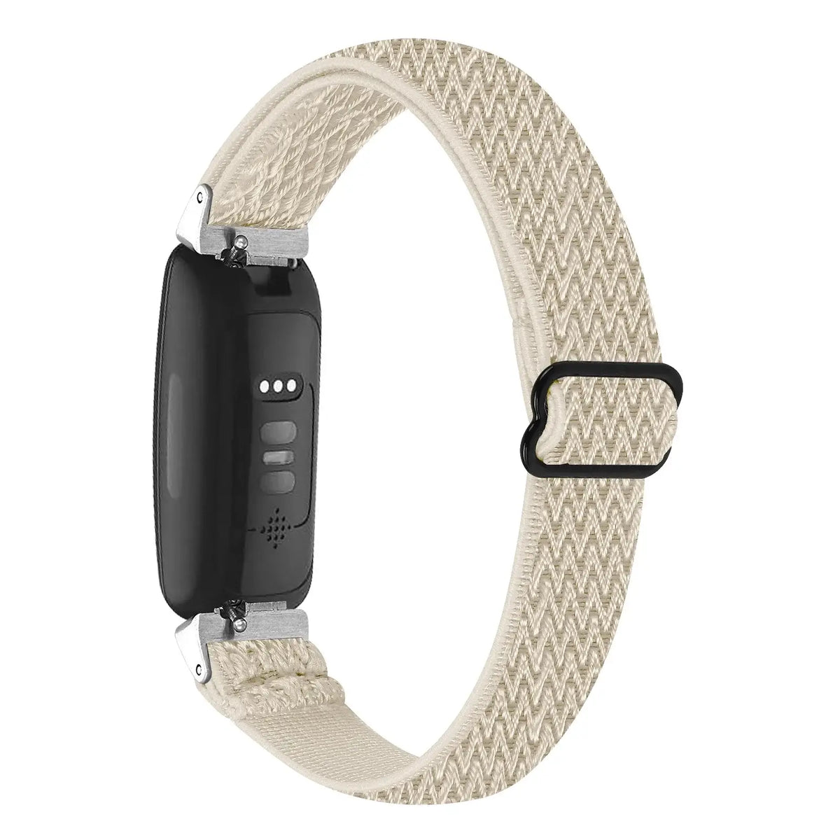 Fitbit Inspire Textured Stretch Nylon Loop Band - Cream