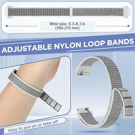 Fitbit Inspire 3, Inspire 2 and Ace 3 Nylon Sport Loop Band — material detail