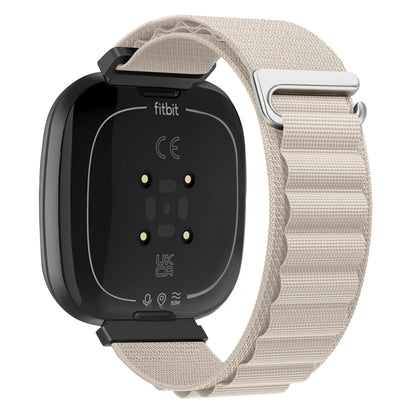 Ivory Fitbit Versa 4, Versa 3, Sense 2 and Sense Alpine Loop Nylon Band