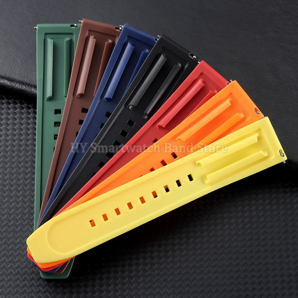 Garmin Silicone Butterfly Clasp Band in several colors