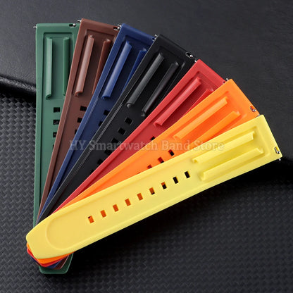 Garmin Silicone Butterfly Clasp Band in several colors
