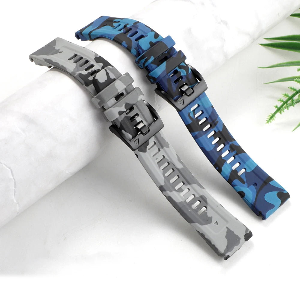 Garmin QuickFit 22/26mm Silicone Band, Camo and Solid Colors — product detail